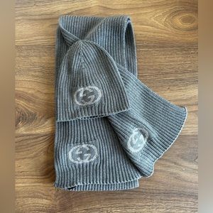 Gucci hat/scarf set